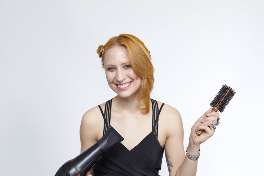 This is what the blow-dried wave should look like.