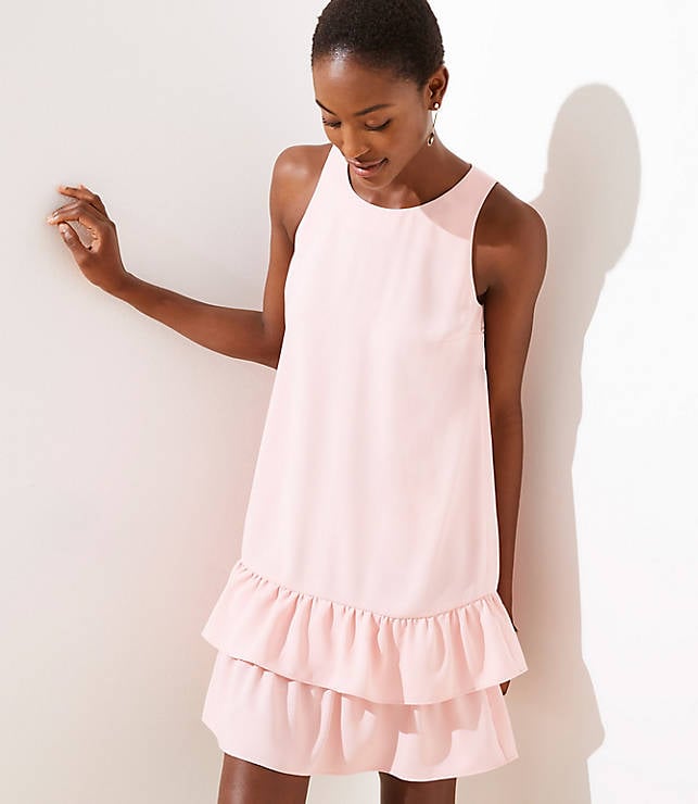Loft Ruffle Hem Dress