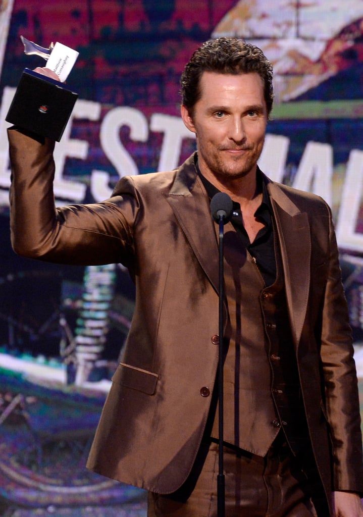 Matthew McConaughey at the Spirit Awards 2014