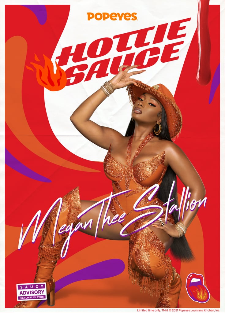 Megan Thee Stallion and Popeyes Hottie Sauce
