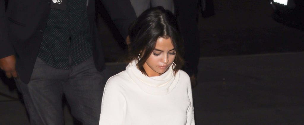 Selena Gomez Wears Madewell Sweater and Jeans
