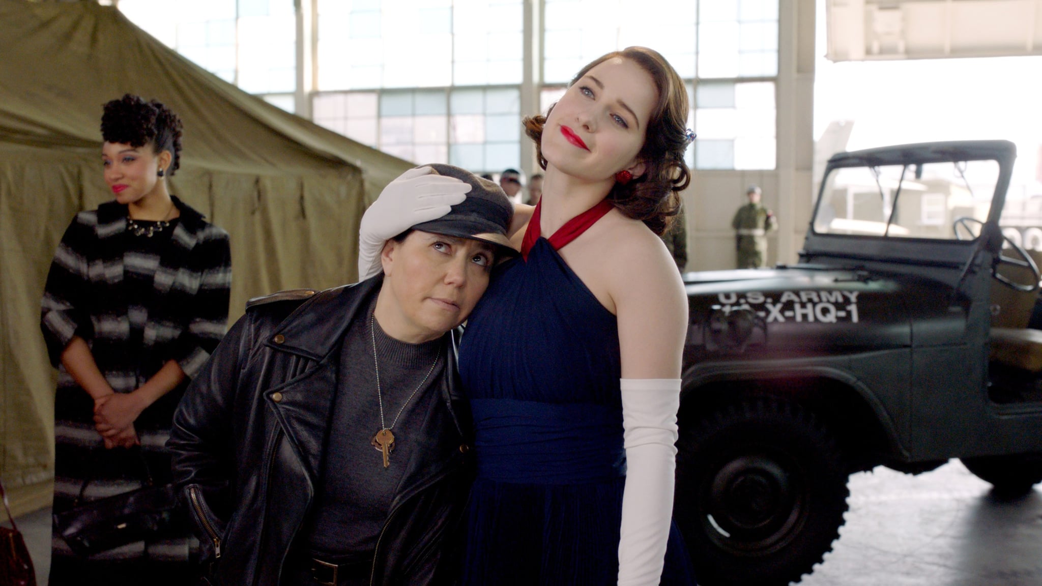 THE MARVELOUS MRS. MAISEL, from left: Alex Borstein, Rachel Brosnahan, 'Strike Up the Band', (Season 3, ep. 307, aired Dec. 6, 2019). photo: Amazon / courtesy Everett Collection