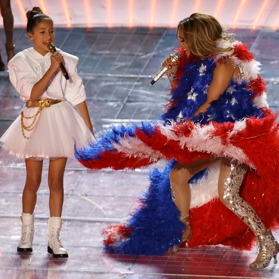 Watch Jennifer Lopez's Daughter Emme Sing at the Super Bowl