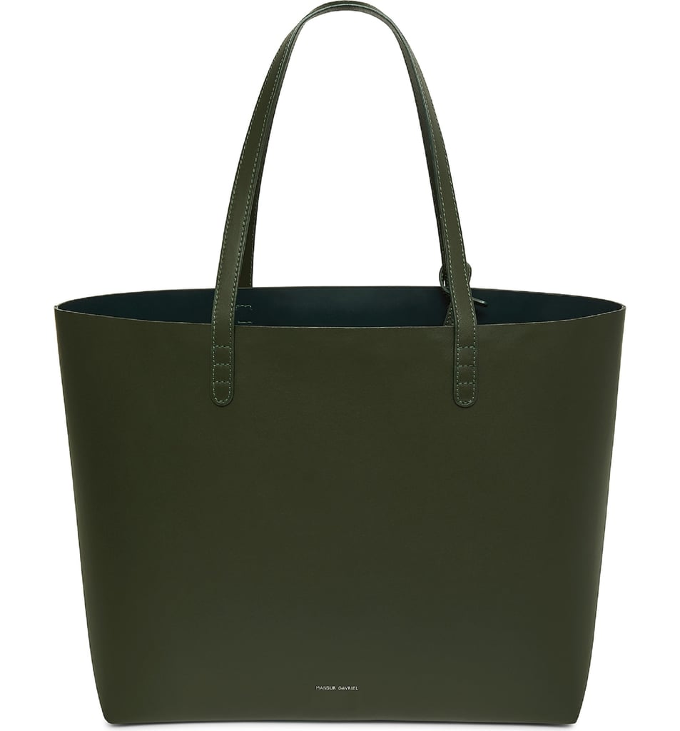 A Vibrant Tote: Mansur Gavriel Oversize Lambskin Leather Tote