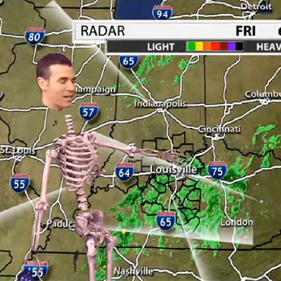 Kentucky Weatherman Dressed as a Skeleton | Video