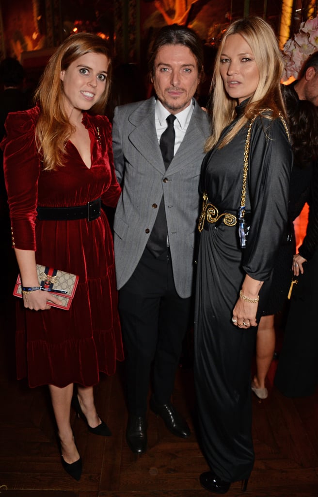 Princess Beatrice's Red Velvet Dress November 2018