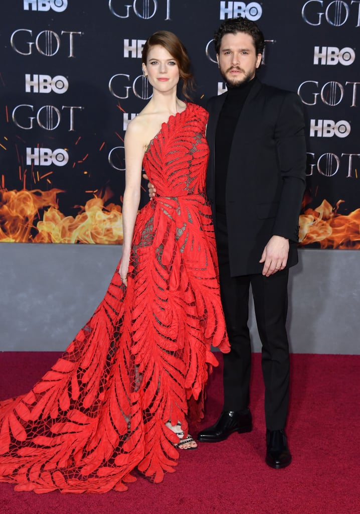 Kit Harington Rose Leslie at Game of Thrones Premiere 2019