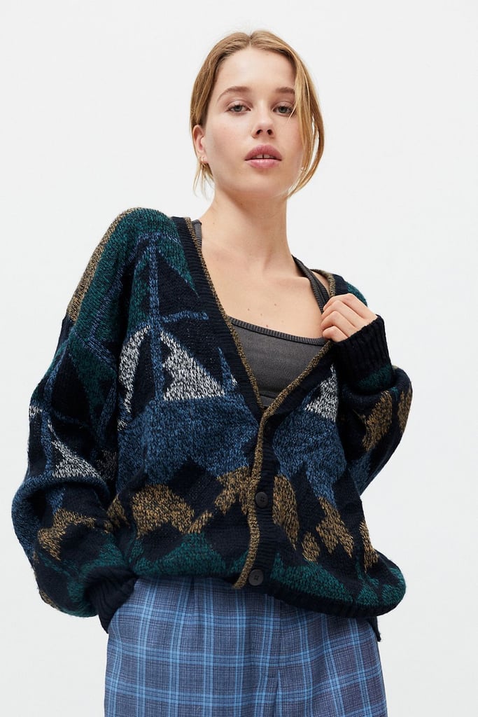 Urban Renewal Vintage Oversized Printed Cardigan ($49)