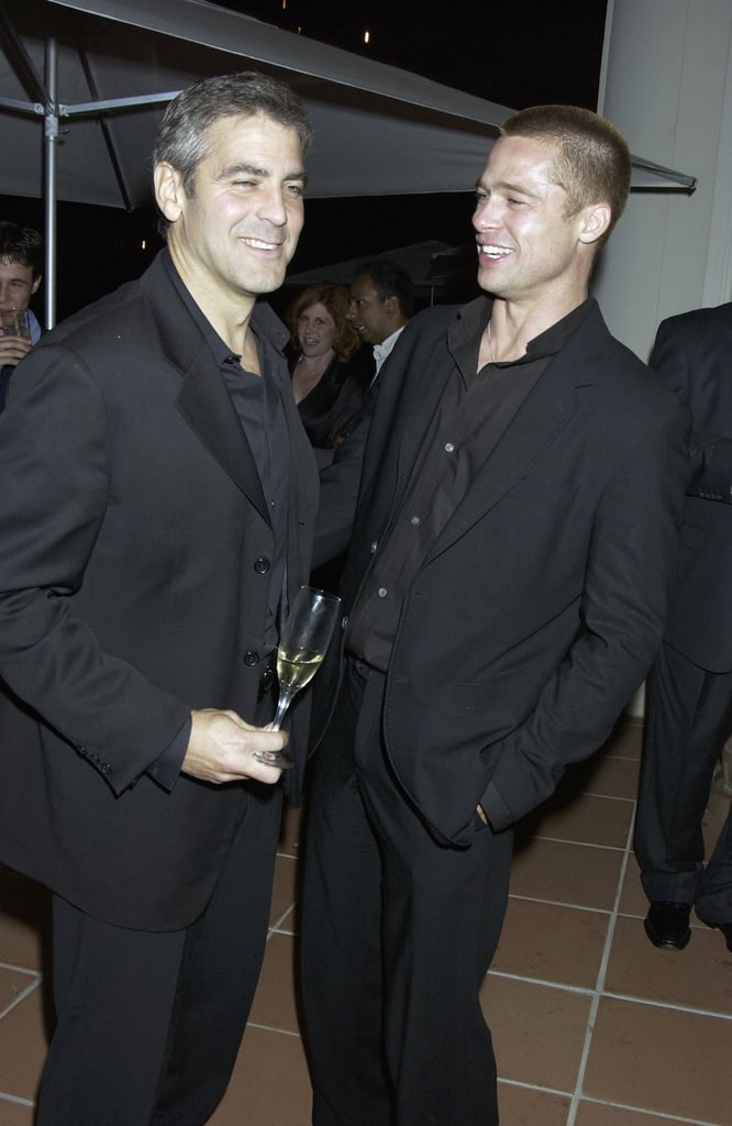 Brad Pitt and George Clooney Friendship Pictures