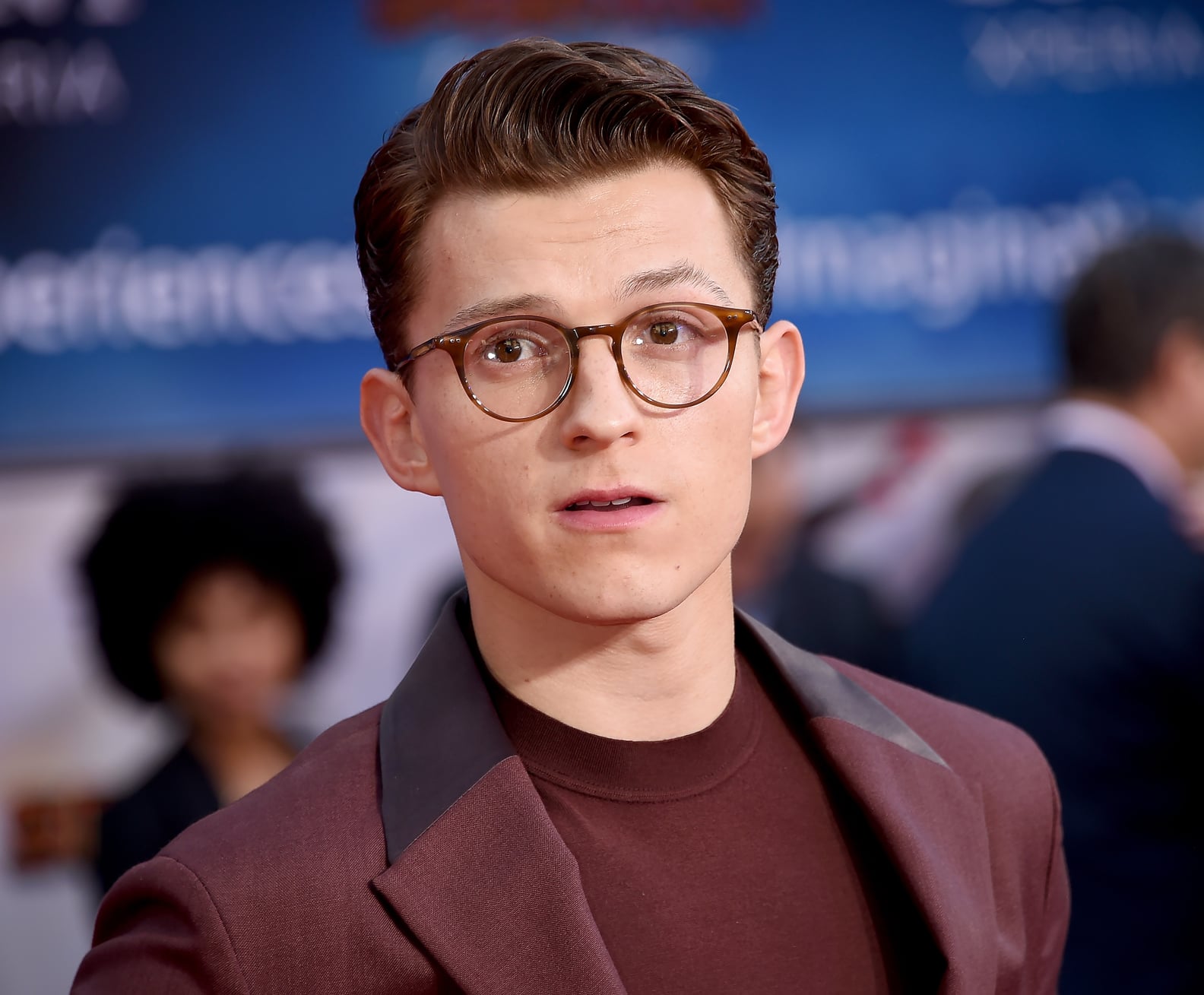 Tom Holland Shaved Off All of His Hair Photos | POPSUGAR Beauty