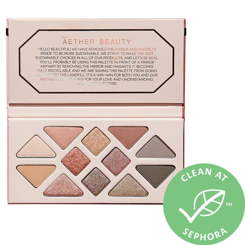 Aether Beauty Rose Quartz Crystal Gemstone Eyeshadow Palette