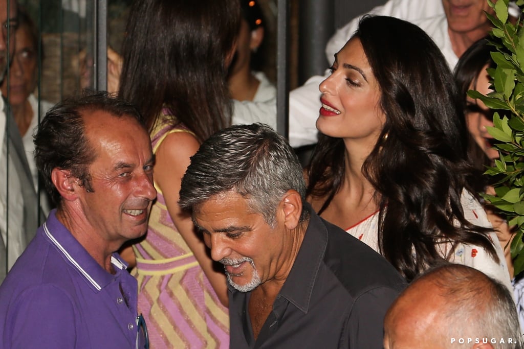 George and Amal Clooney Out in Italy July 2017