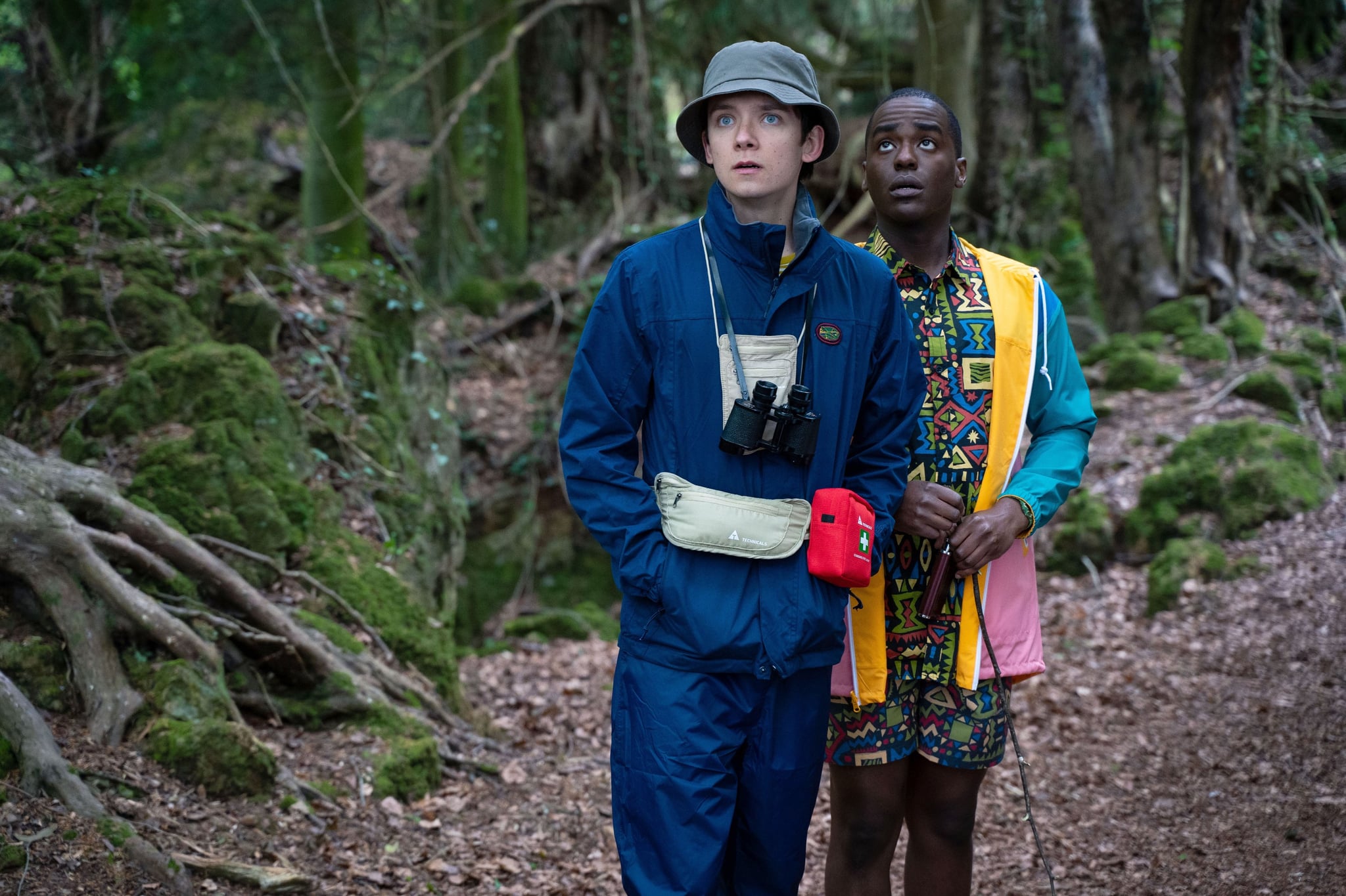 SEX EDUCATION, from left: Asa Butterfield, Ncuti Gatwa, (Season 2, aired January 17, 2020), ph:  Netflix / Courtesy Everett Collection