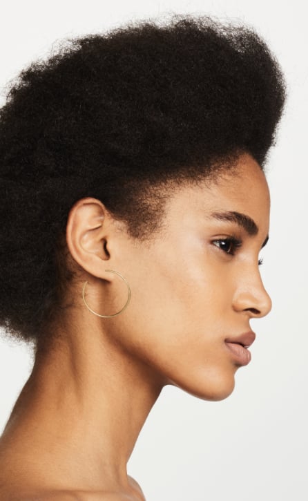 Madewell medium store hoop earrings