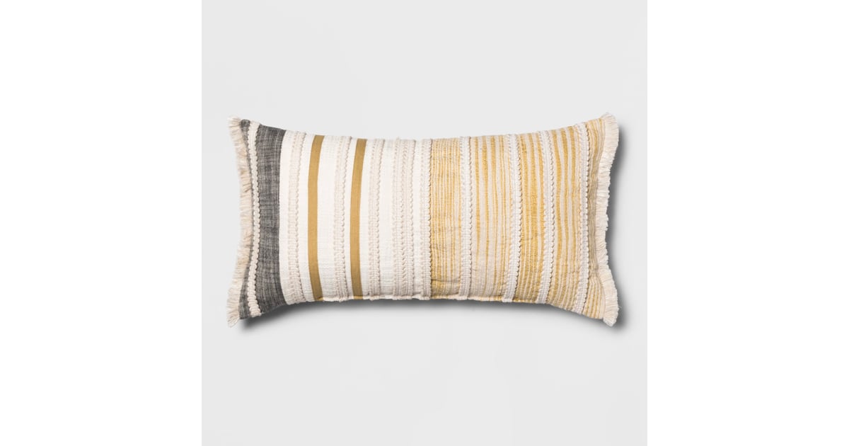 Patched Oversize Throw Pillow Best Target Decor Under 50 POPSUGAR