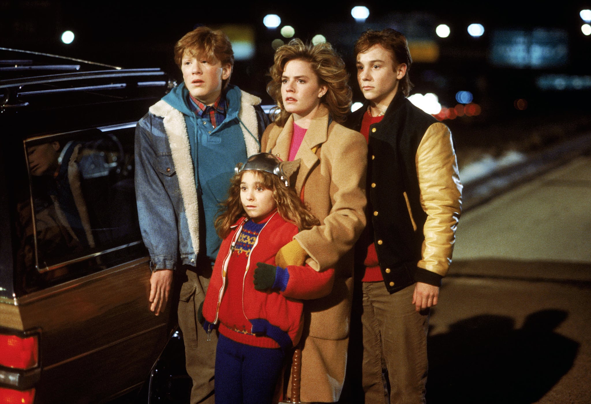 ADVENTURES IN BABYSITTING, Anthony Rapp, Maia Brewton, Elisabeth Shue, Keith Coogan, 1987, (c) Buena Vista/courtesy Everett Collection