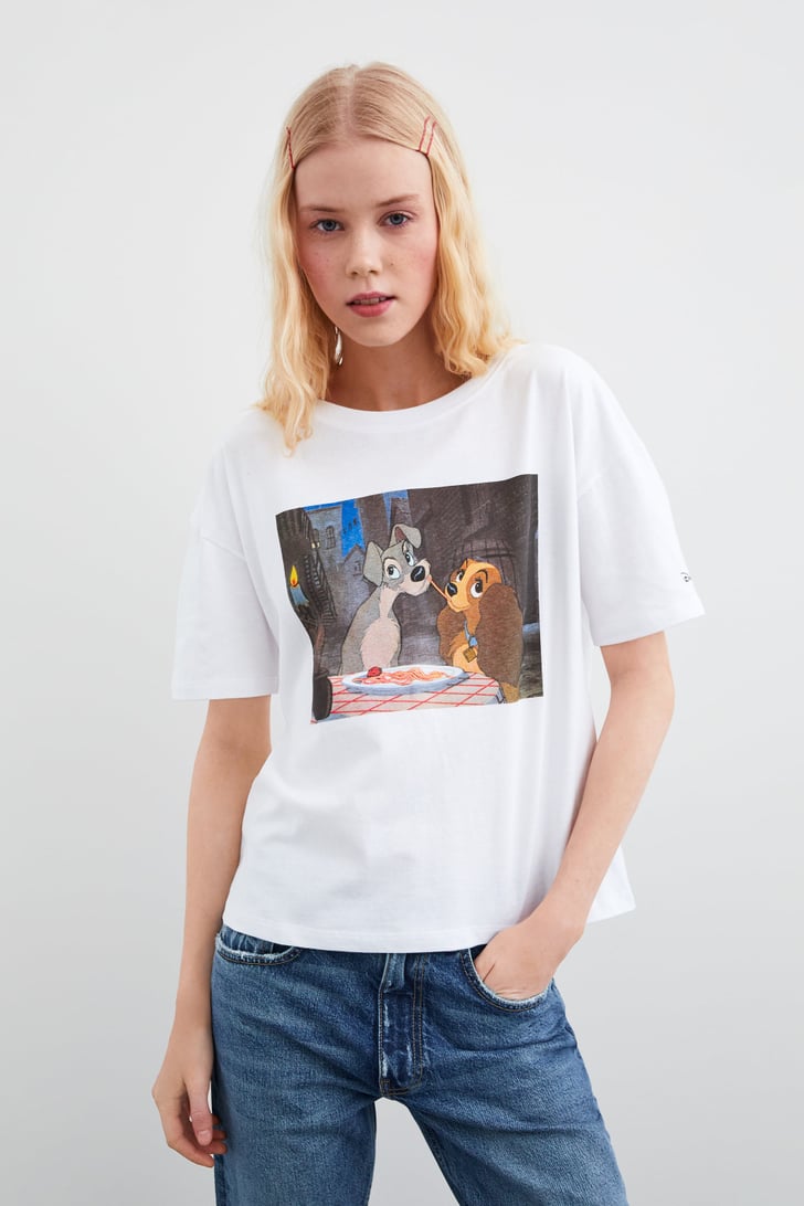 Zara Disney Lady and the Tramp T-Shirt | Disney Outfit Ideas | POPSUGAR ...