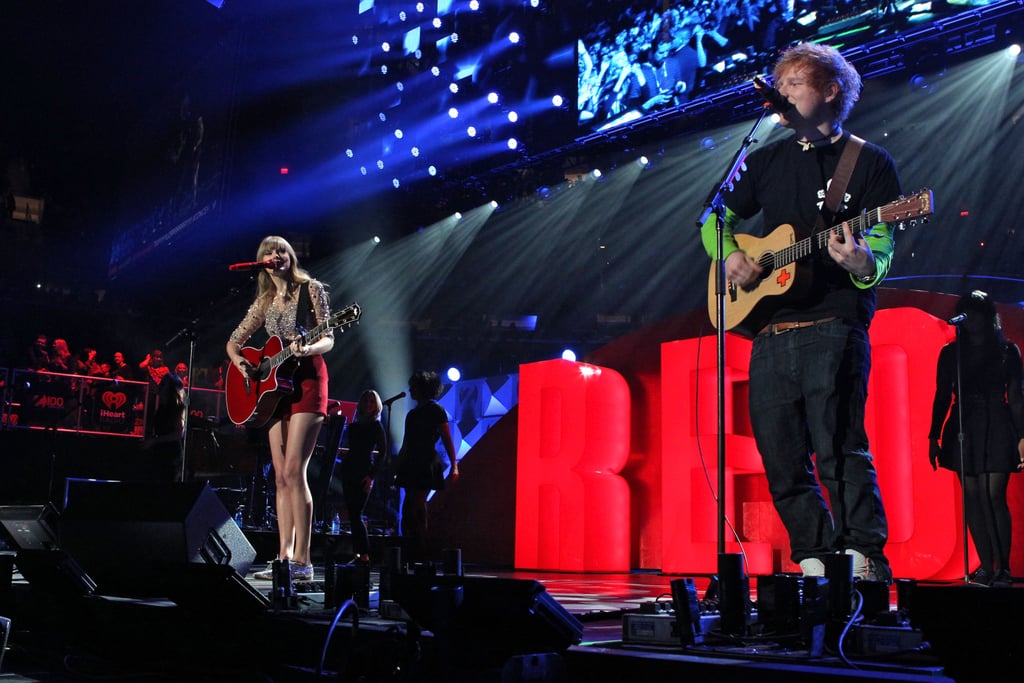 December 2012: Taylor Swift and Ed Sheeran Perform at Z100 Jingle Ball Together