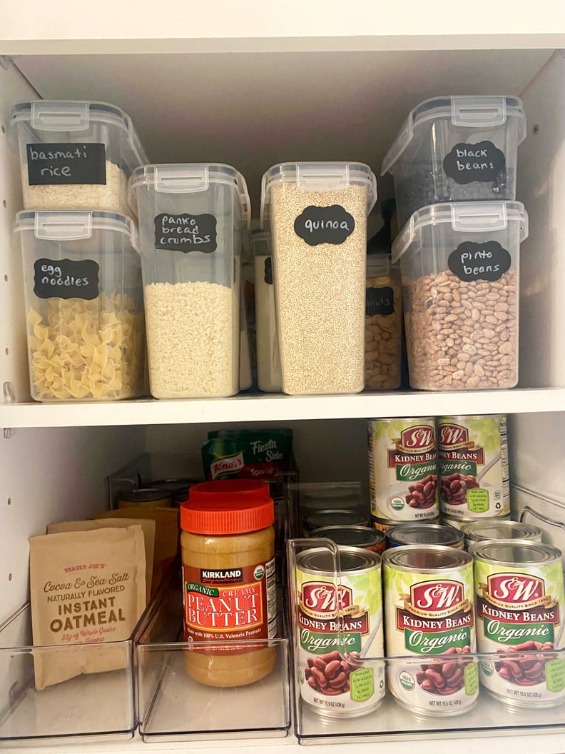 Pantry Before & After by The Home Edit