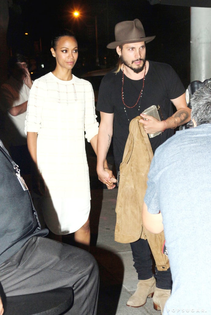Zoe Saldana and Marco Perego LA Pictures September 2015