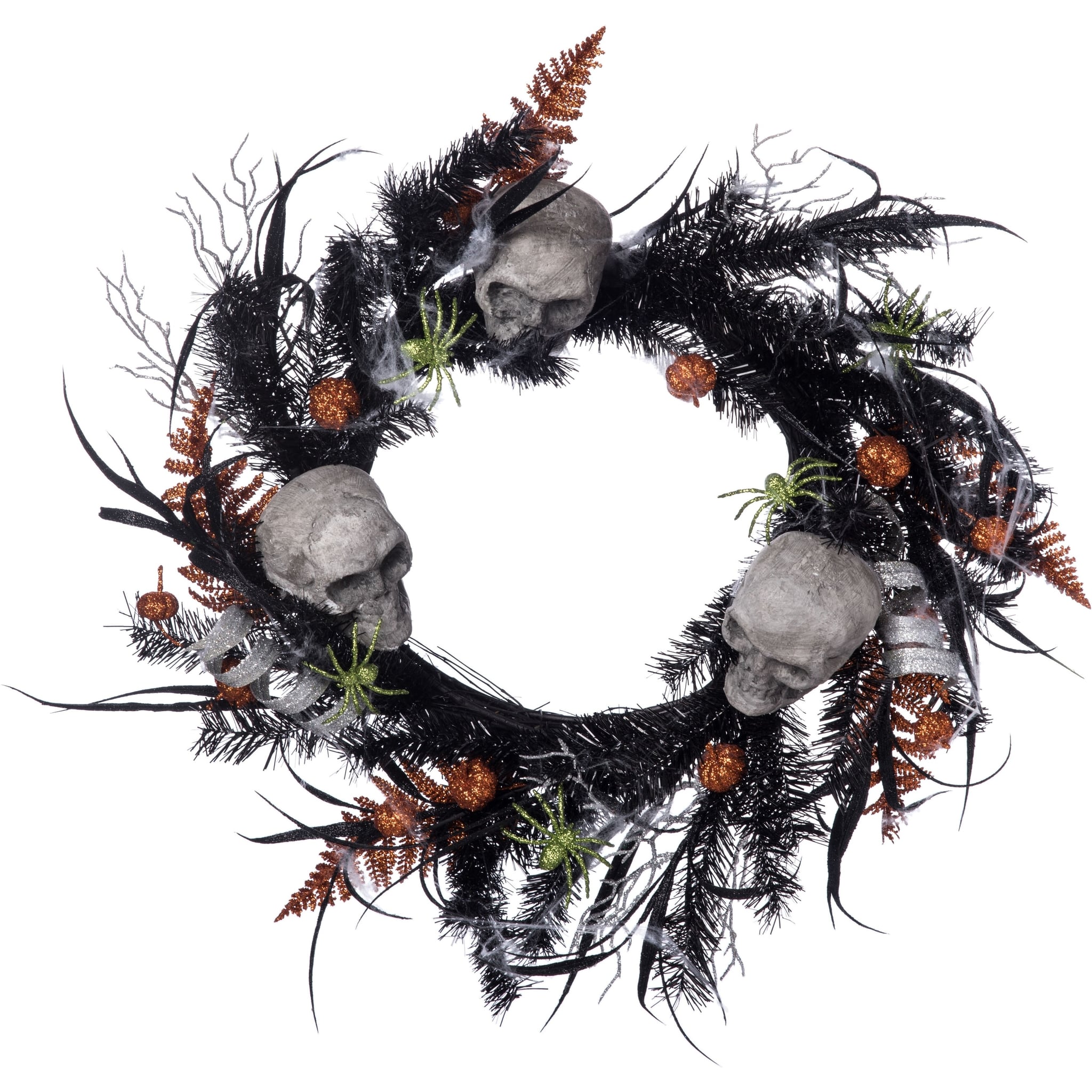 lightweight wreath Halloween decor Halloween wreath Ghost graveyard indoor wreath