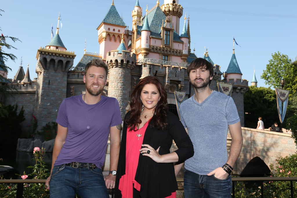 Lady Antebellum visited the Anaheim, CA, park in April 2013.