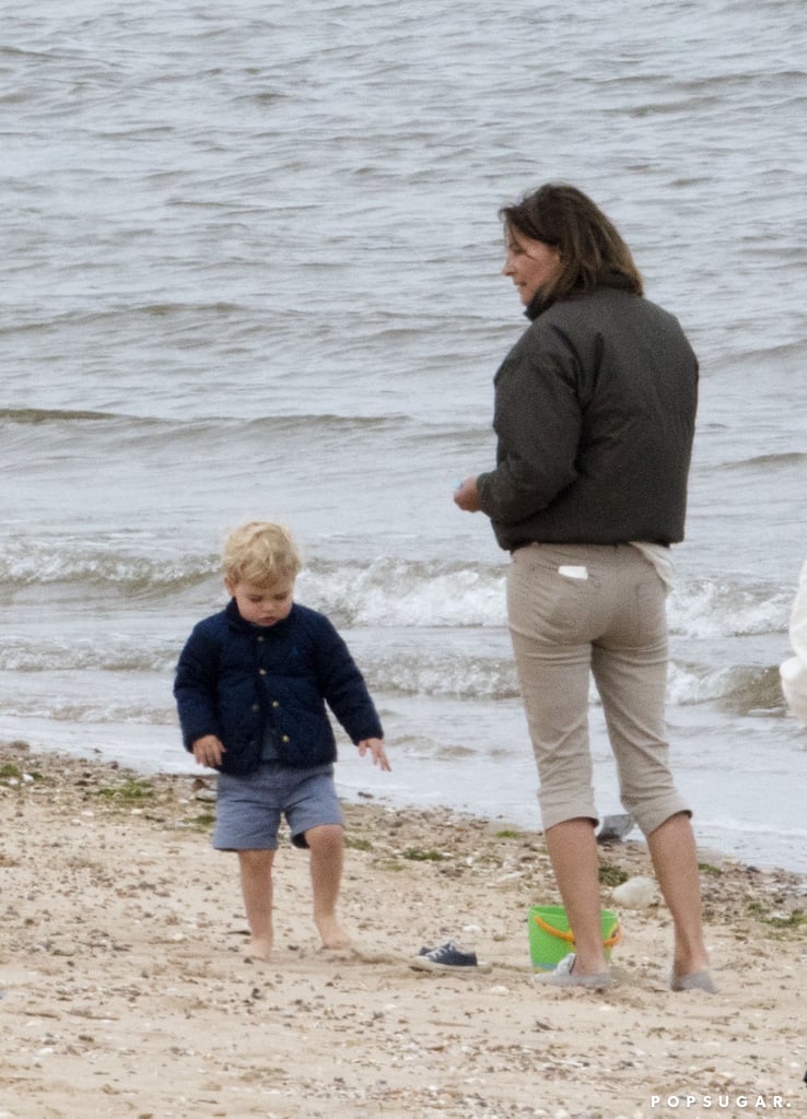 Prince George Pictures on the Beach With Carole Middleton