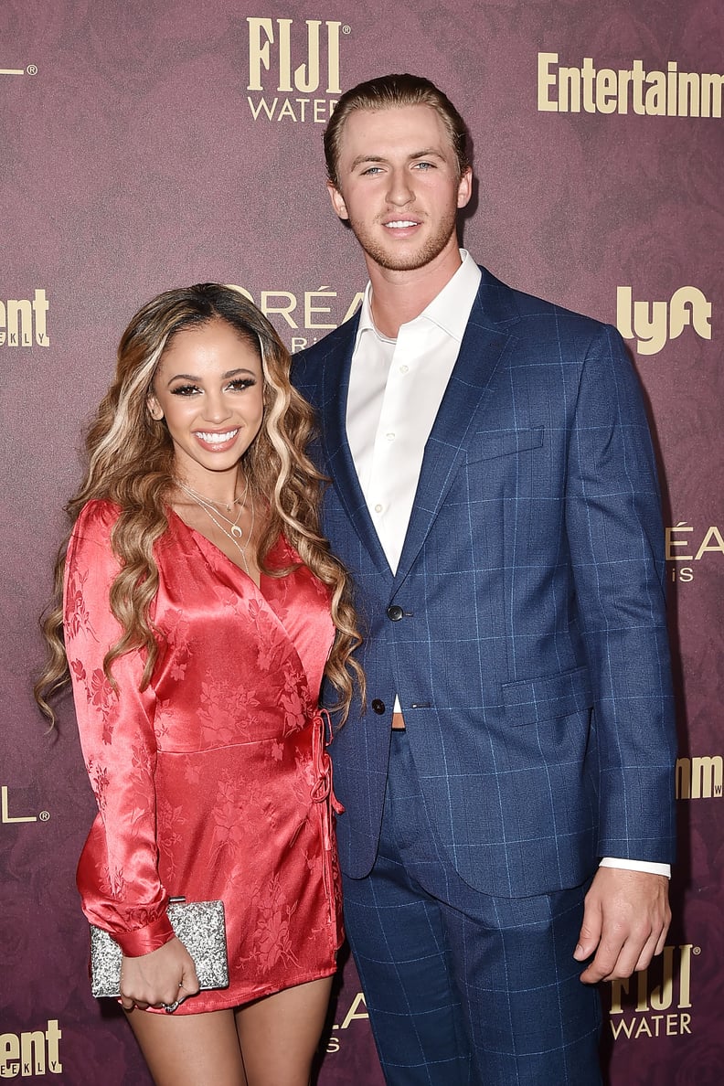 WEST HOLLYWOOD, CA - SEPTEMBER 15:  Vanessa Morgan and Michael Kopech attend the Entertainment Weekly Pre-Emmy Party 2018 at Sunset Tower Hotel on September 15, 2018 in West Hollywood, California.  (Photo by David Crotty/Patrick McMullan via Getty Images)