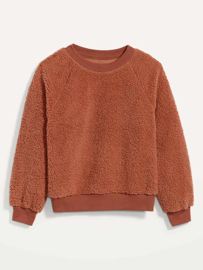 Old Navy Loose Cosy Sherpa Sweatshirt