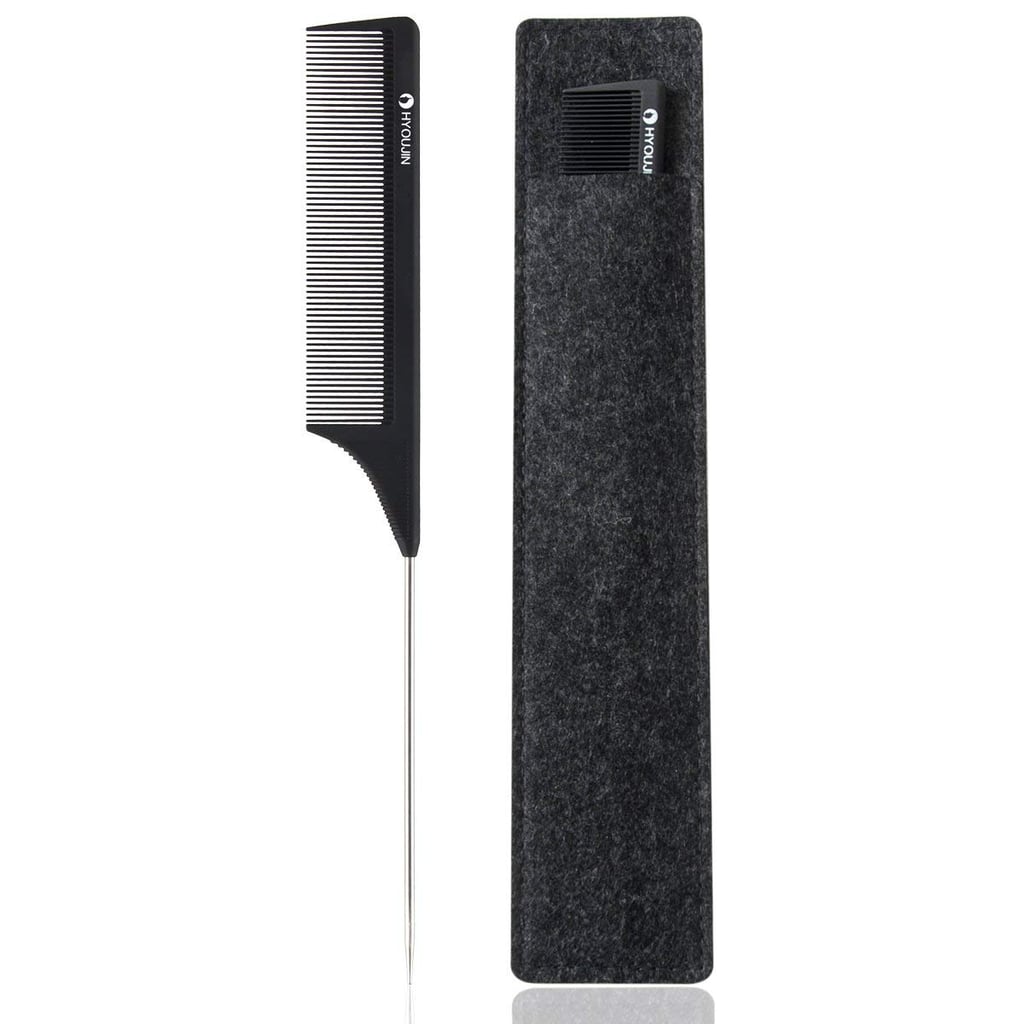 HYOUJIN 608 Black Carbon Pin Tail Comb
