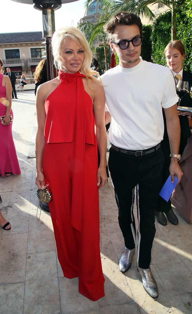 Pamela Anderson and Son at Sea Shepherd Charity Event 2017