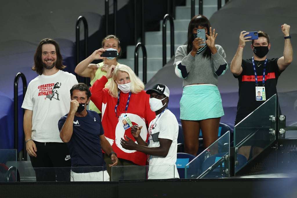 Alexis Ohanian Wears "Greatest Athlete" Shirt For Serena