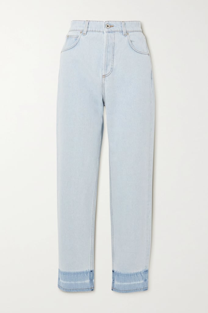 Loewe Frayed Straight-Leg Jeans