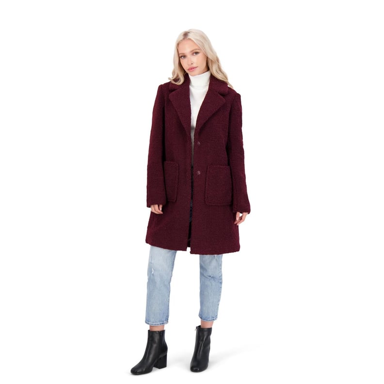 French Connection Teddy Faux Shearling Coat