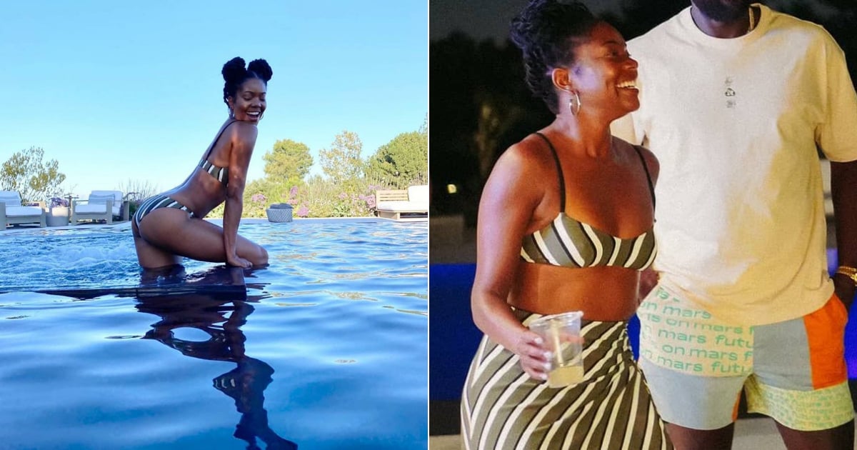 Gabrielle Union’s Solid + Striped Bikini Isn’t Just a Swimsuit, It’s a Whole Damn Outfit