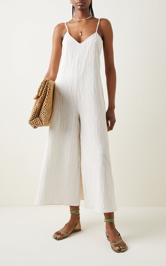 Mara Hoffman Carly Cotton and Linen-Blend Jumpsuit