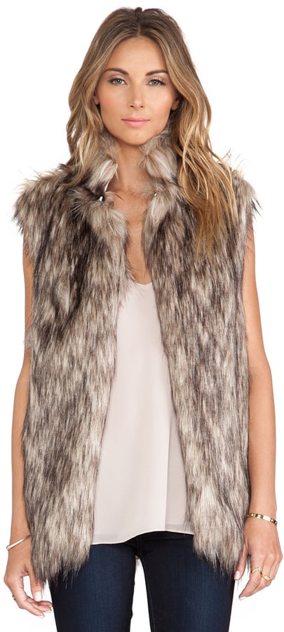 Lovers + Friends Camille Faux Fur Vest ($238)