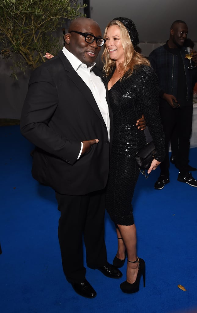 With Edward Enninful.