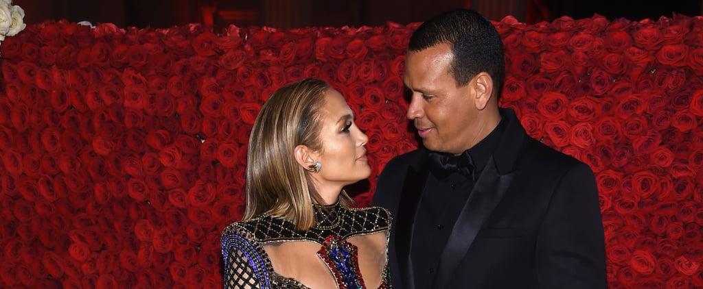 Jennifer Lopez and Alex Rodriguez at the Met Gala 2018