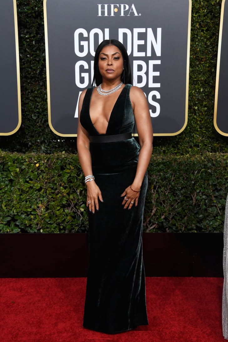 Taraji P. Henson at the 2019 Golden Globes | Golden Globes Red Carpet