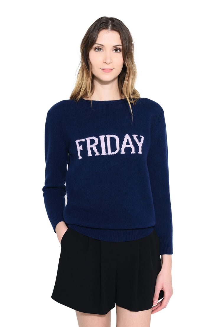 Alberta Ferretti Friday Sweater ($495) | Alberta Ferretti Days-of-the ...