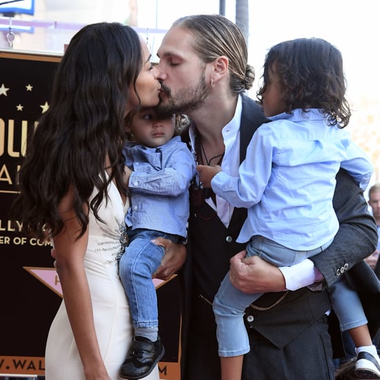 Zoe Saldana and Sons at Hollywood Walk of Fame Ceremony 2018