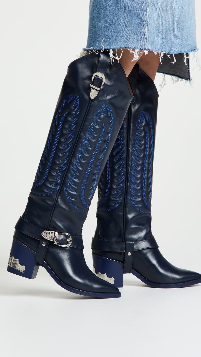 Toga Pulla Tall Buckled Boots