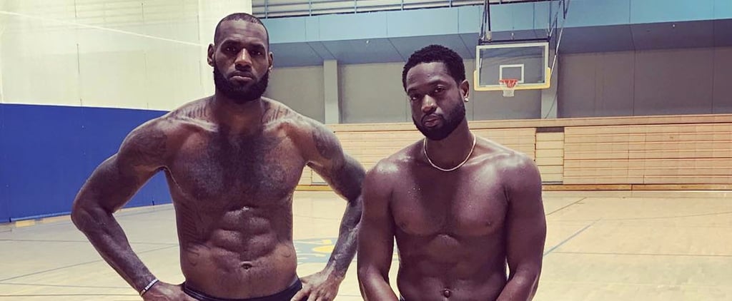 lebron james without shirt