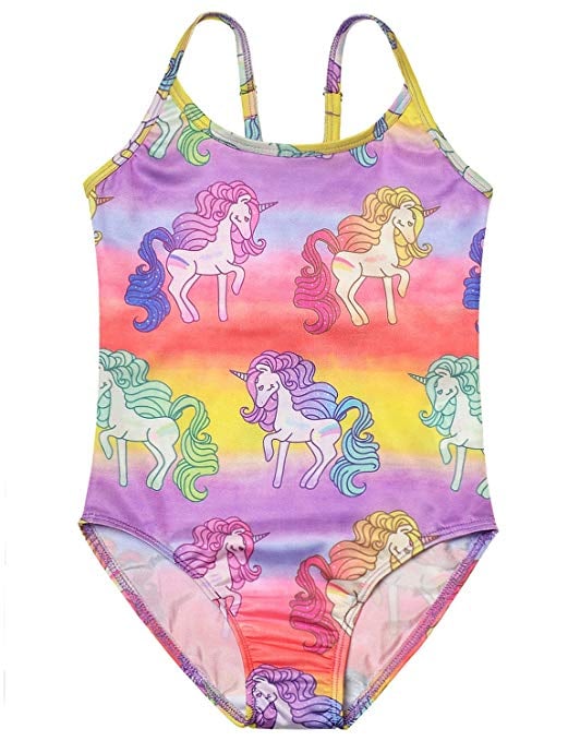 Jxstar Unicorn Bathing Suit | Best Rainbow Swimsuits For Kids 2018 ...