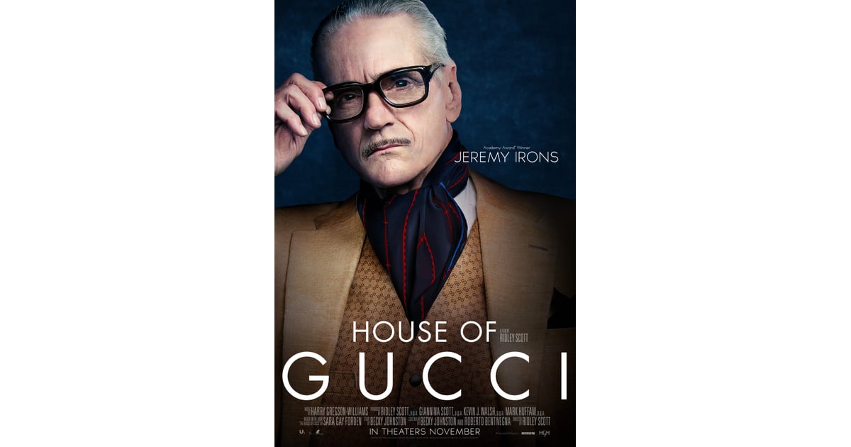 Jeremy Irons as Rodolfo Gucci | Lady Gaga and Adam Driver Stun in House ...