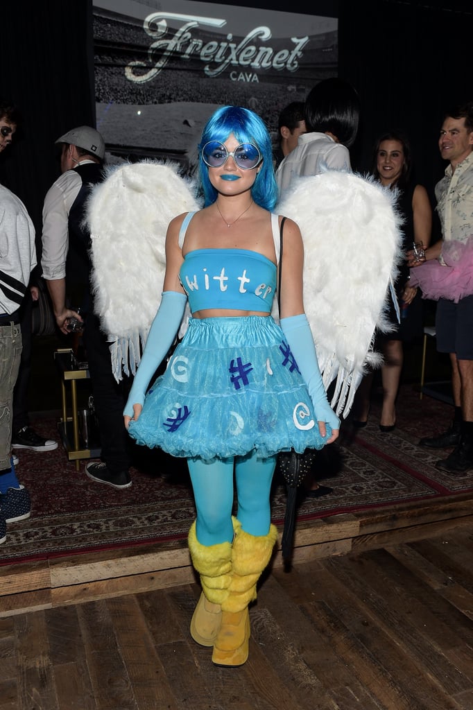 Lucy Hale as the Twitter Bird