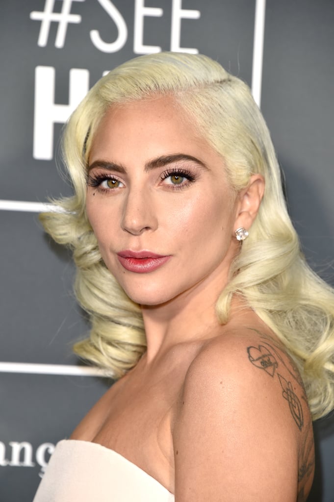 Lady Gaga Beauty at the 2019 Critics Choice Awards