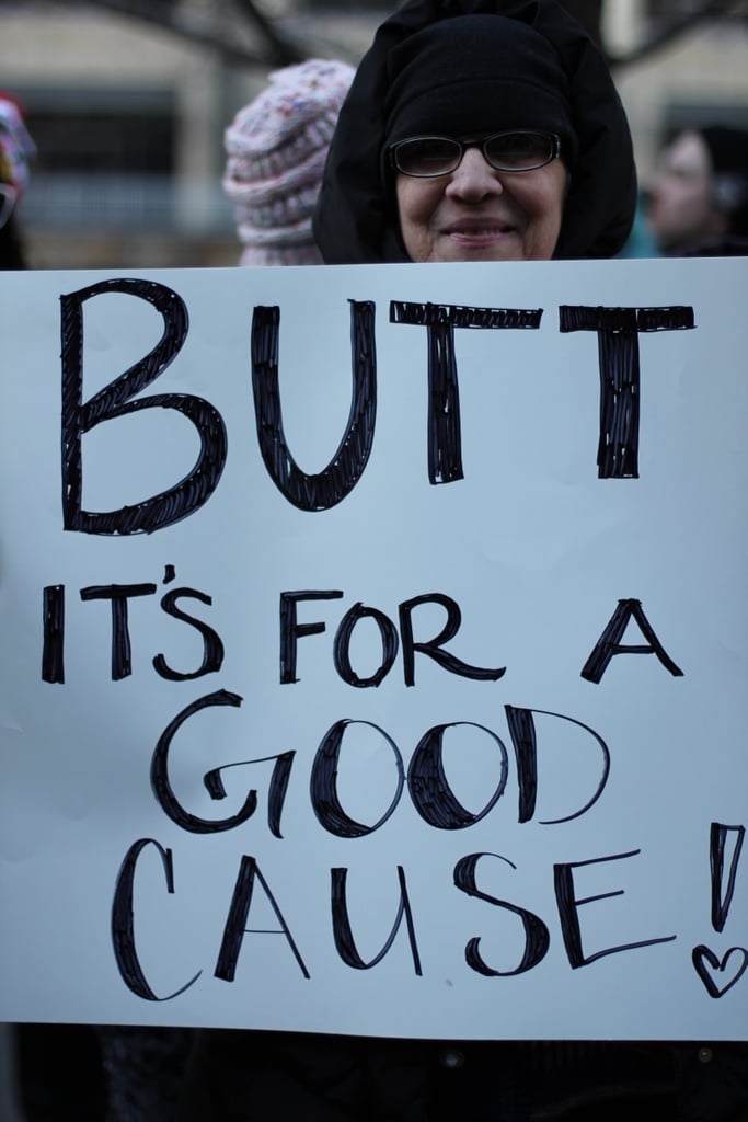 Butt Trump Protest in Chicago