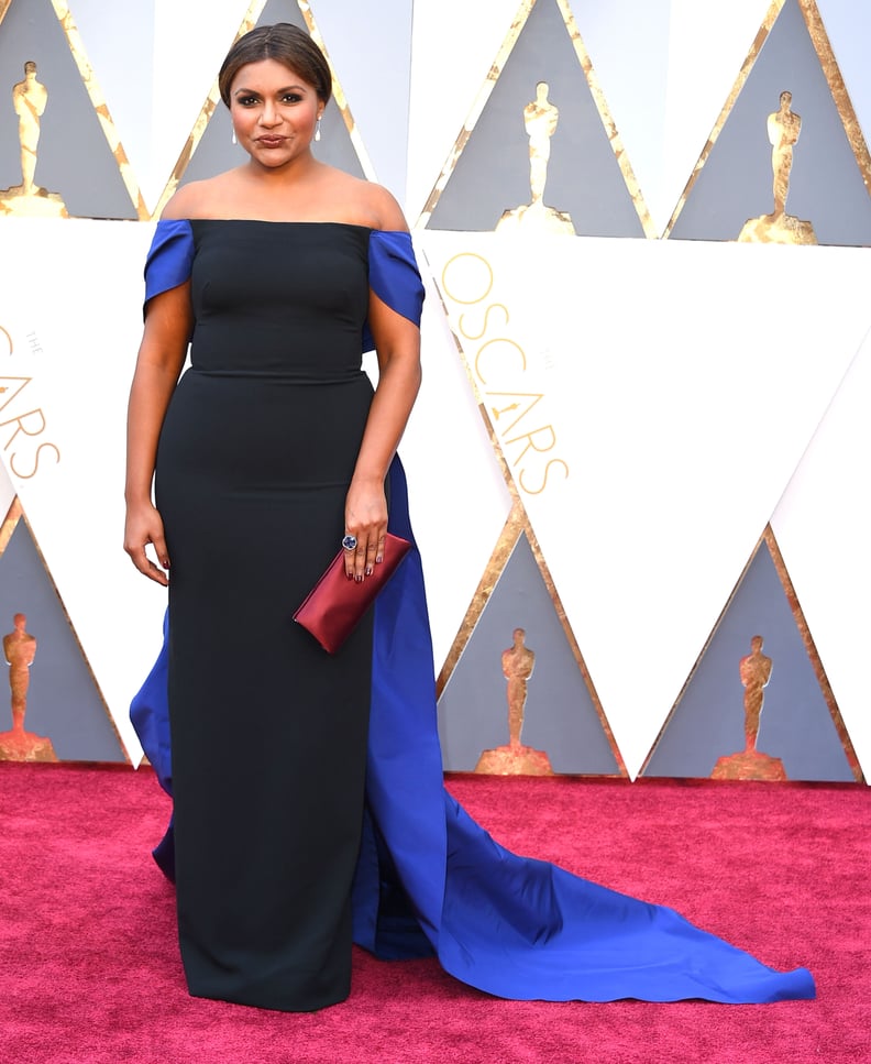 Mindy Wearing Elizabeth Kennedy at the Oscars in 2016